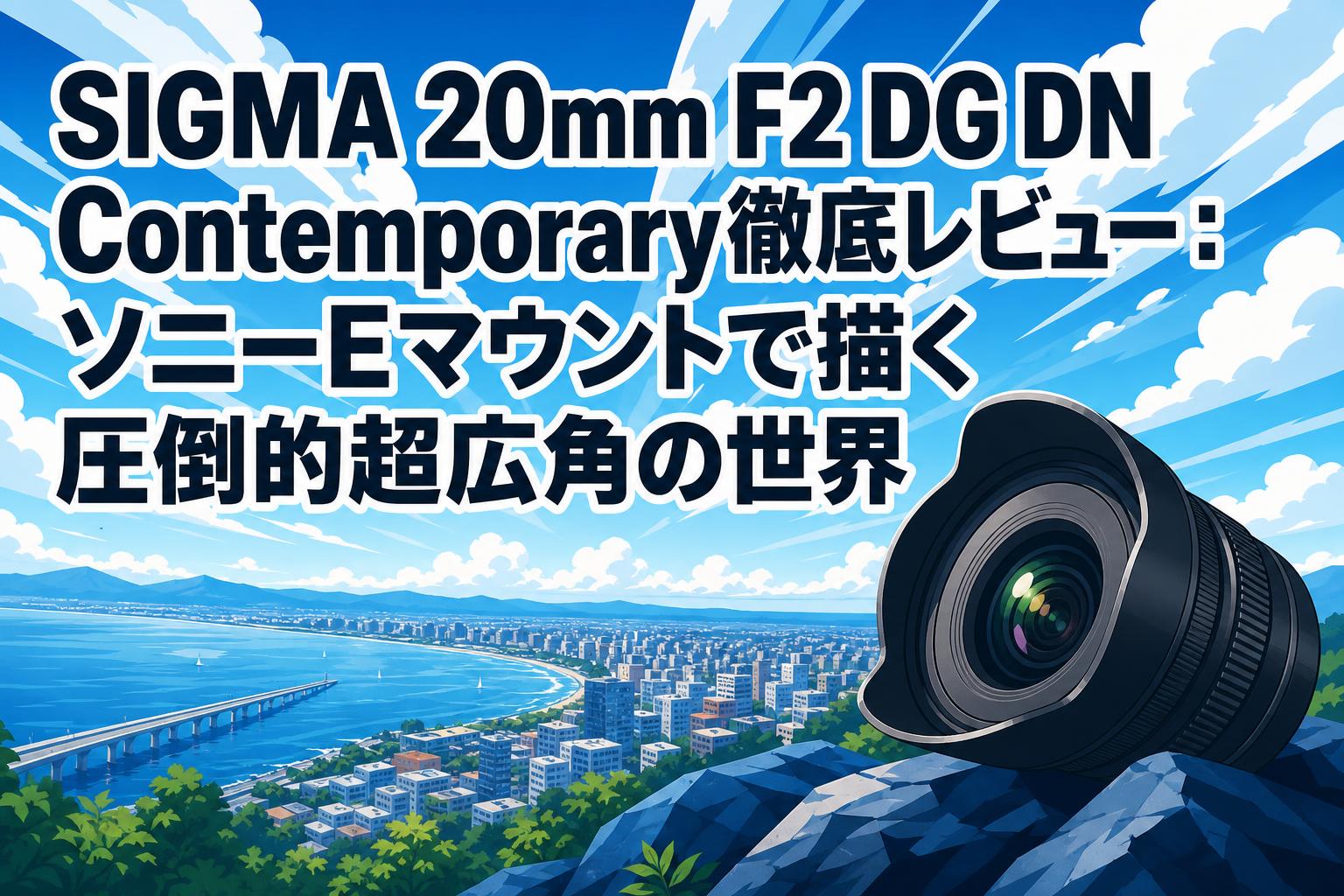 SIGMA 20mm F2 DG DN Contemporary徹底レビュー：ソニーEマウントで描く圧倒的超広角の世界