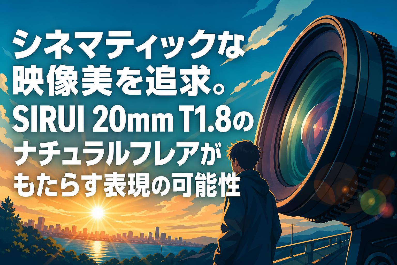 シネマティックな映像美を追求。SIRUI 20mm T1.8のナチュラルフレアがもたらす表現の可能性