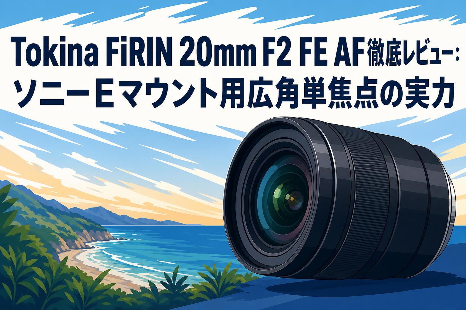 Tokina FiRIN 20mm F2 FE AF徹底レビュー：ソニーEマウント用広角単焦点の実力