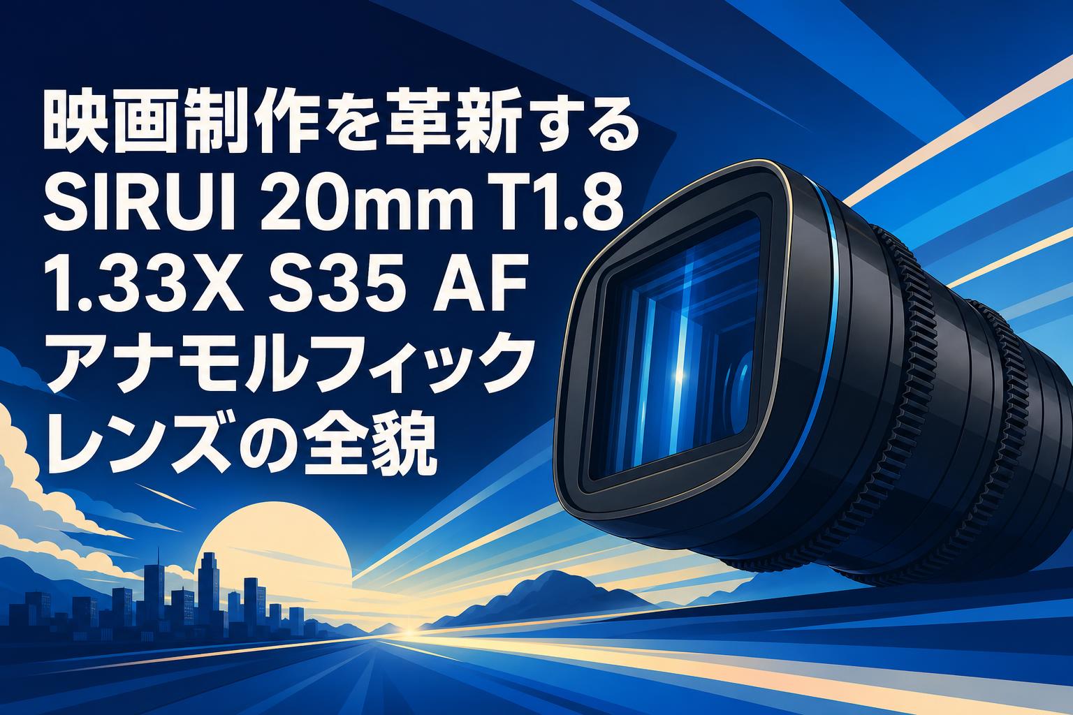 映画制作を革新するSIRUI 20mm T1.8 1.33X S35 AFアナモルフィックレンズの全貌