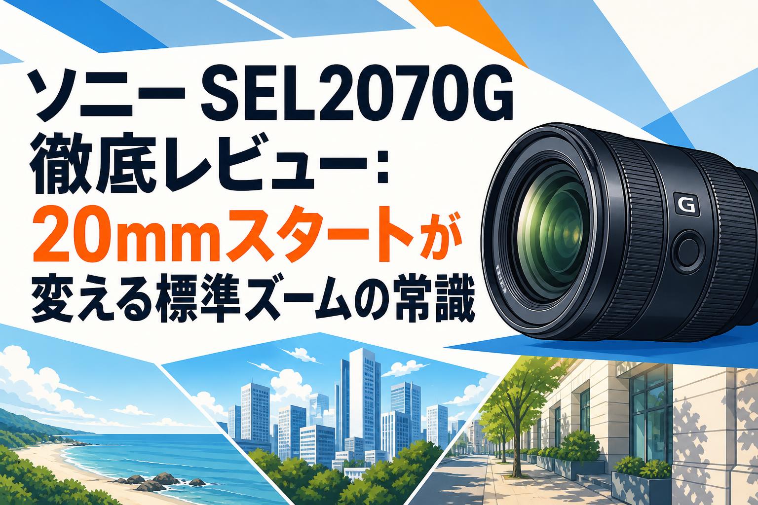ソニー SEL2070G 徹底レビュー：20mmスタートが変える標準ズームの常識