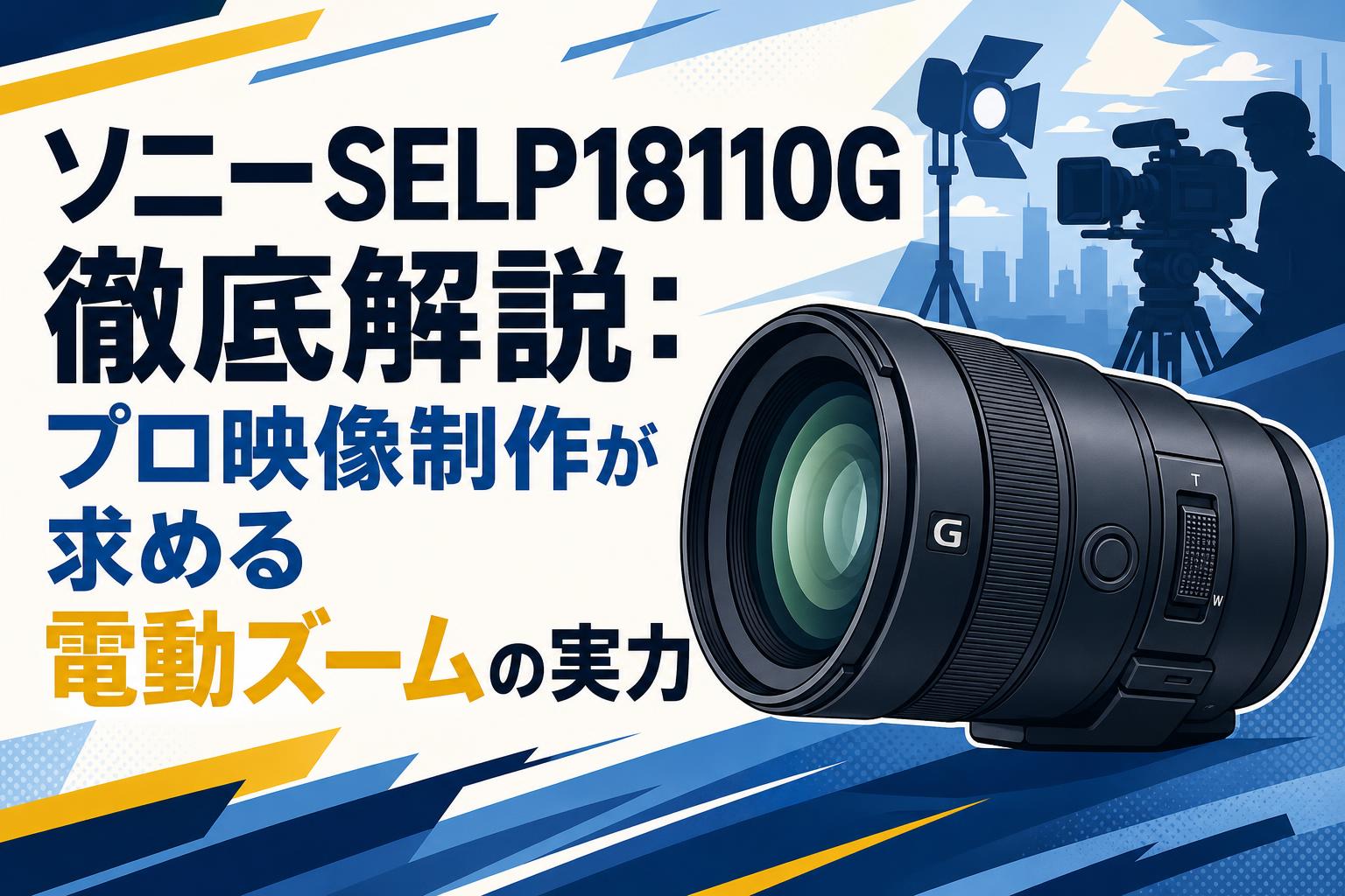 ソニーSELP18110G徹底解説：プロ映像制作が求める電動ズームの実力
