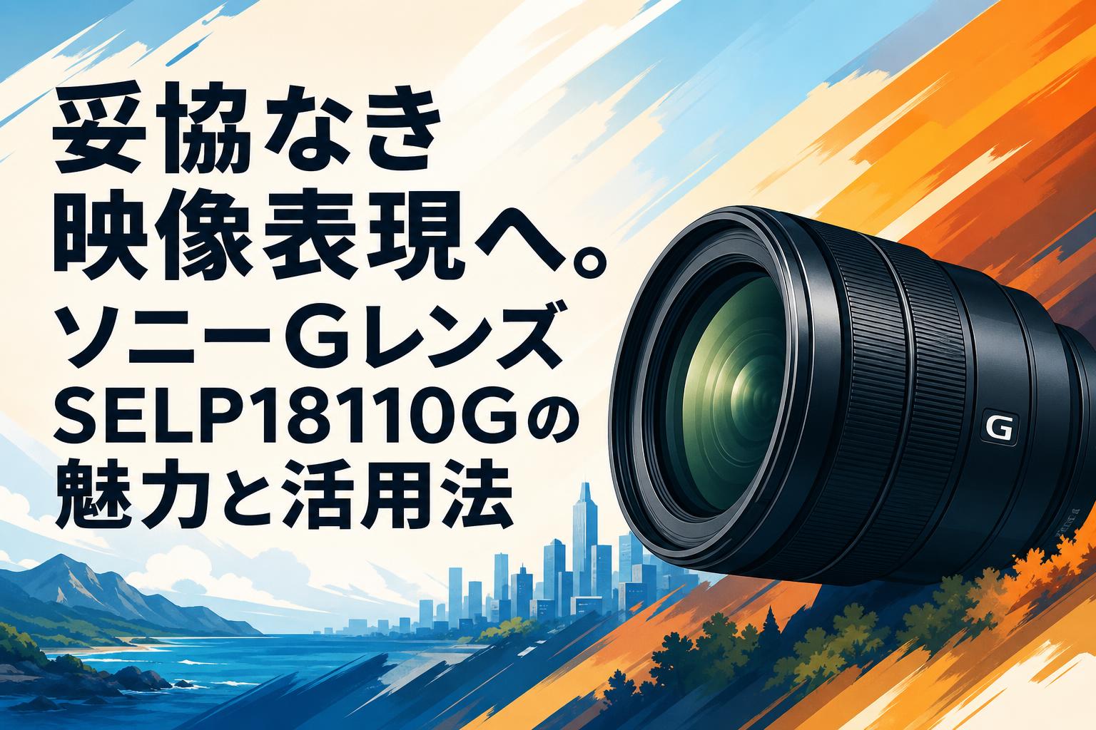 妥協なき映像表現へ。ソニーGレンズSELP18110Gの魅力と活用法
