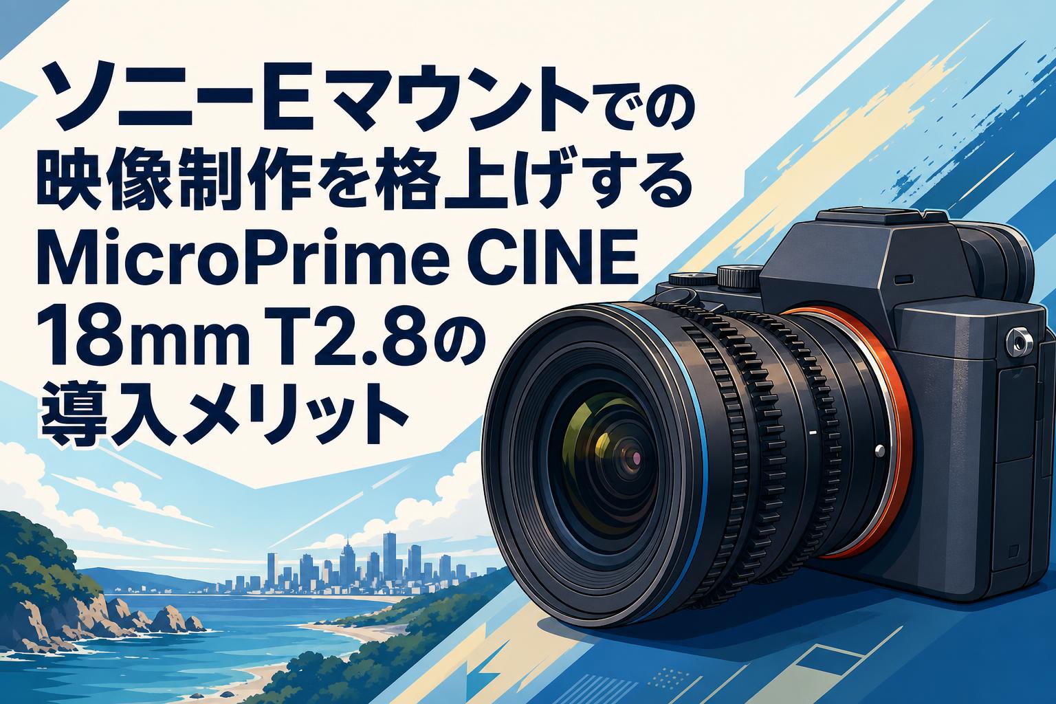ソニーEマウントでの映像制作を格上げするMicroPrime CINE 18mm T2.8の導入メリット