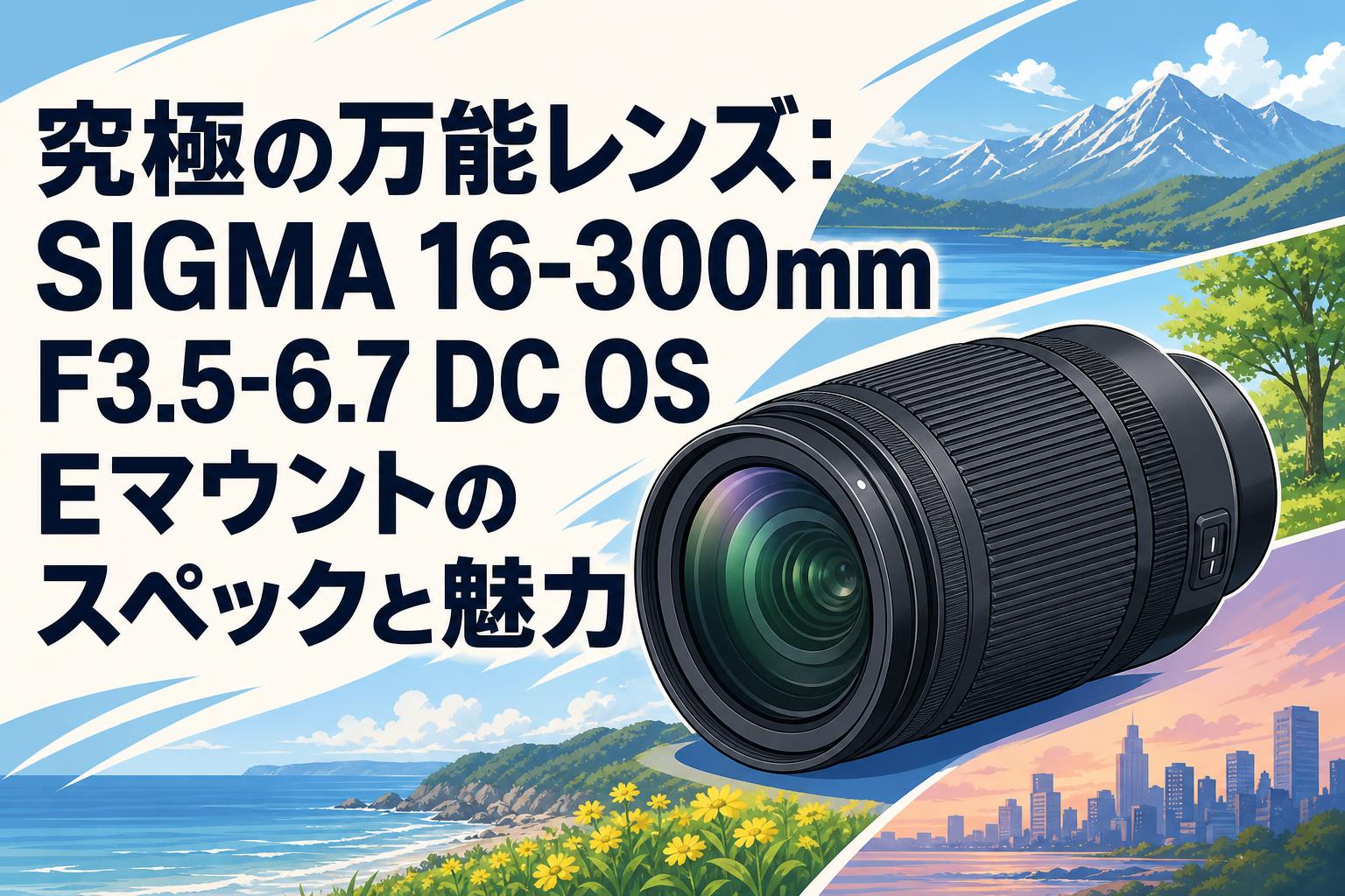 究極の万能レンズ：SIGMA 16-300mm F3.5-6.7 DC OS Eマウントのスペックと魅力