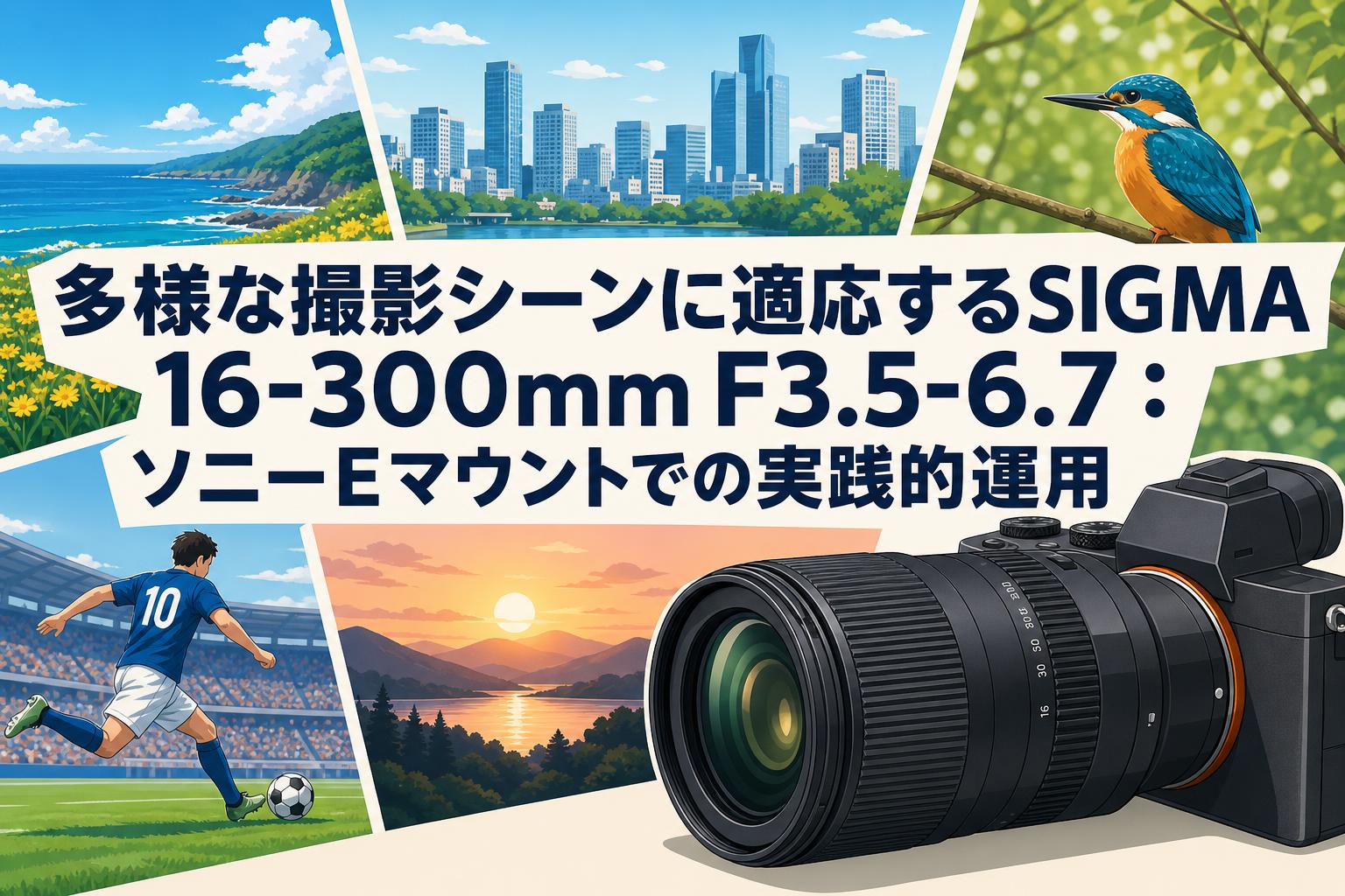 多様な撮影シーンに適応するSIGMA 16-300mm F3.5-6.7：ソニーEマウントでの実践的運用