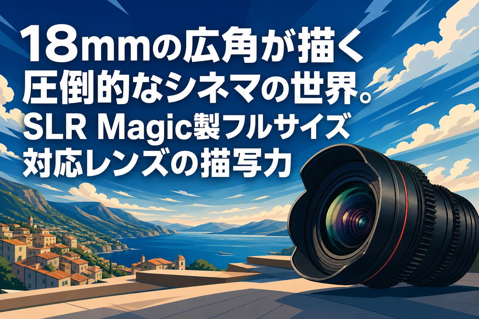 18mmの広角が描く圧倒的なシネマの世界。SLR Magic製フルサイズ対応レンズの描写力