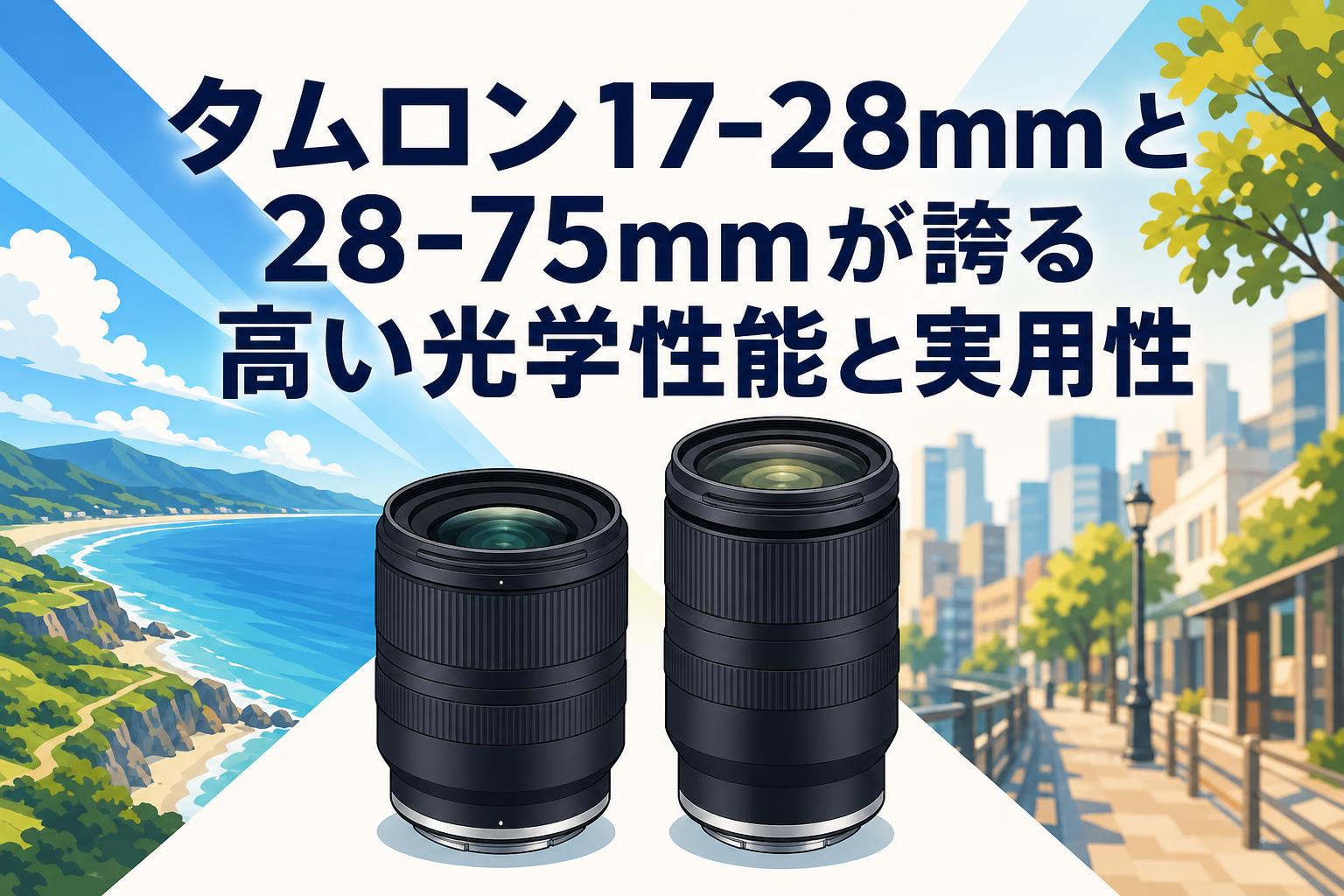 タムロン17-28mmと28-75mmが誇る高い光学性能と実用性