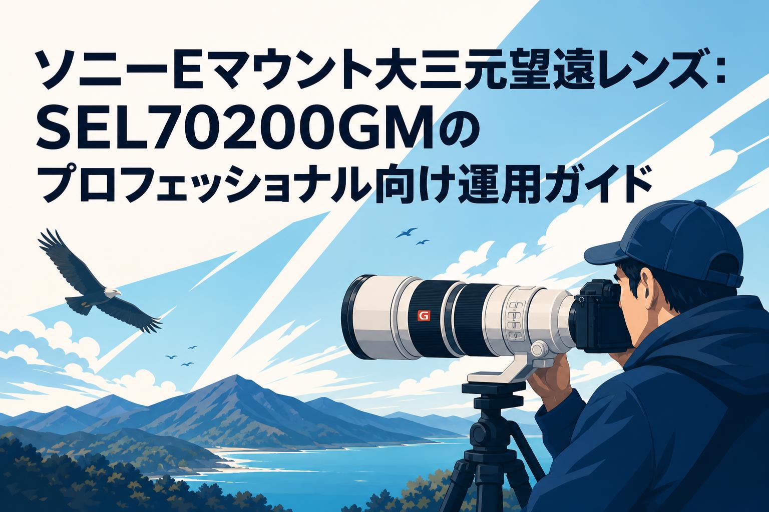 ソニーEマウント大三元望遠レンズ：SEL70200GMのプロフェッショナル向け運用ガイド