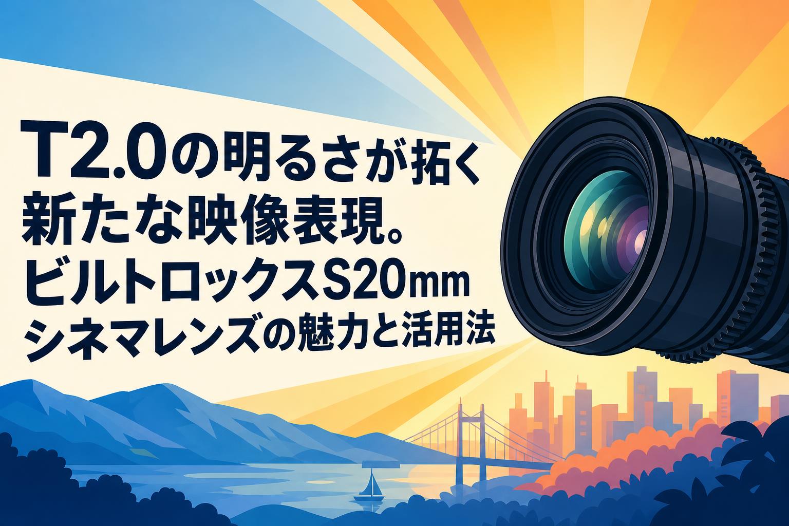 T2.0の明るさが拓く新たな映像表現。ビルトロックスS20mmシネマレンズの魅力と活用法