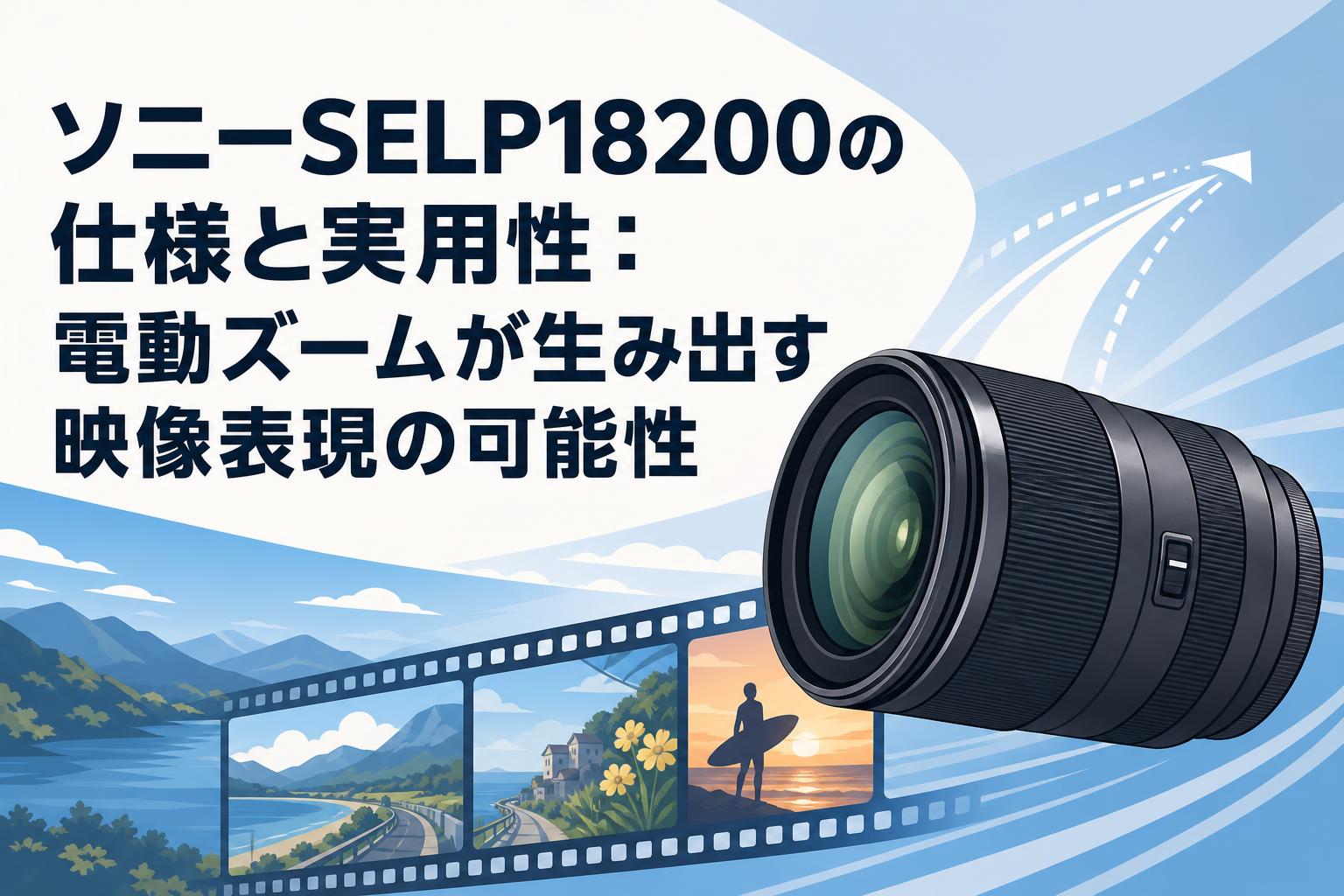 ソニーSELP18200の仕様と実用性：電動ズームが生み出す映像表現の可能性