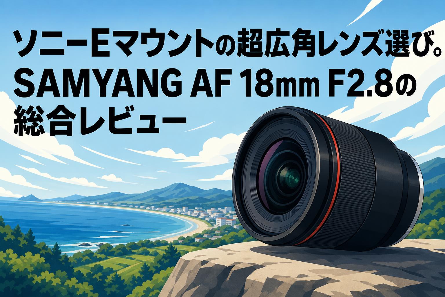 ソニーEマウントの超広角レンズ選び。SAMYANG AF 18mm F2.8の総合レビュー