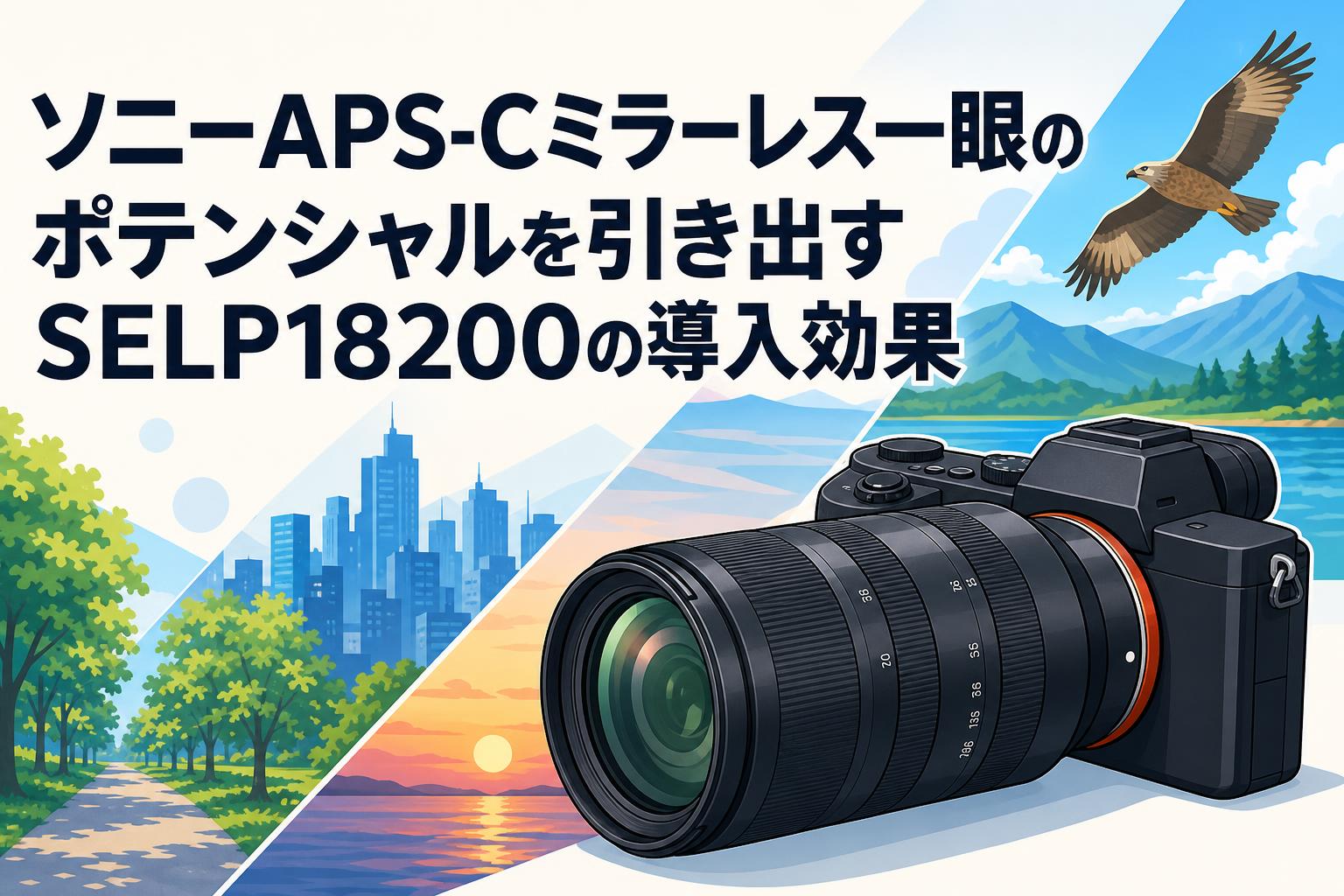 ソニーAPS-Cミラーレス一眼のポテンシャルを引き出すSELP18200の導入効果