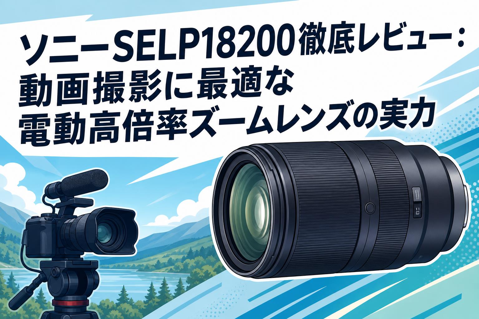 ソニーSELP18200徹底レビュー：動画撮影に最適な電動高倍率ズームレンズの実力