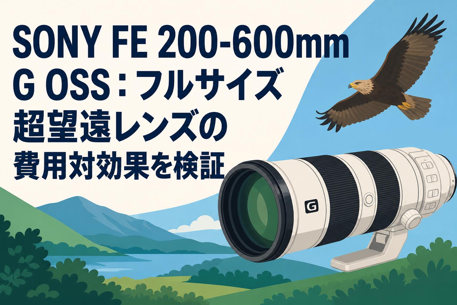 SONY FE 200-600mm G OSS：フルサイズ超望遠レンズの費用対効果を検証