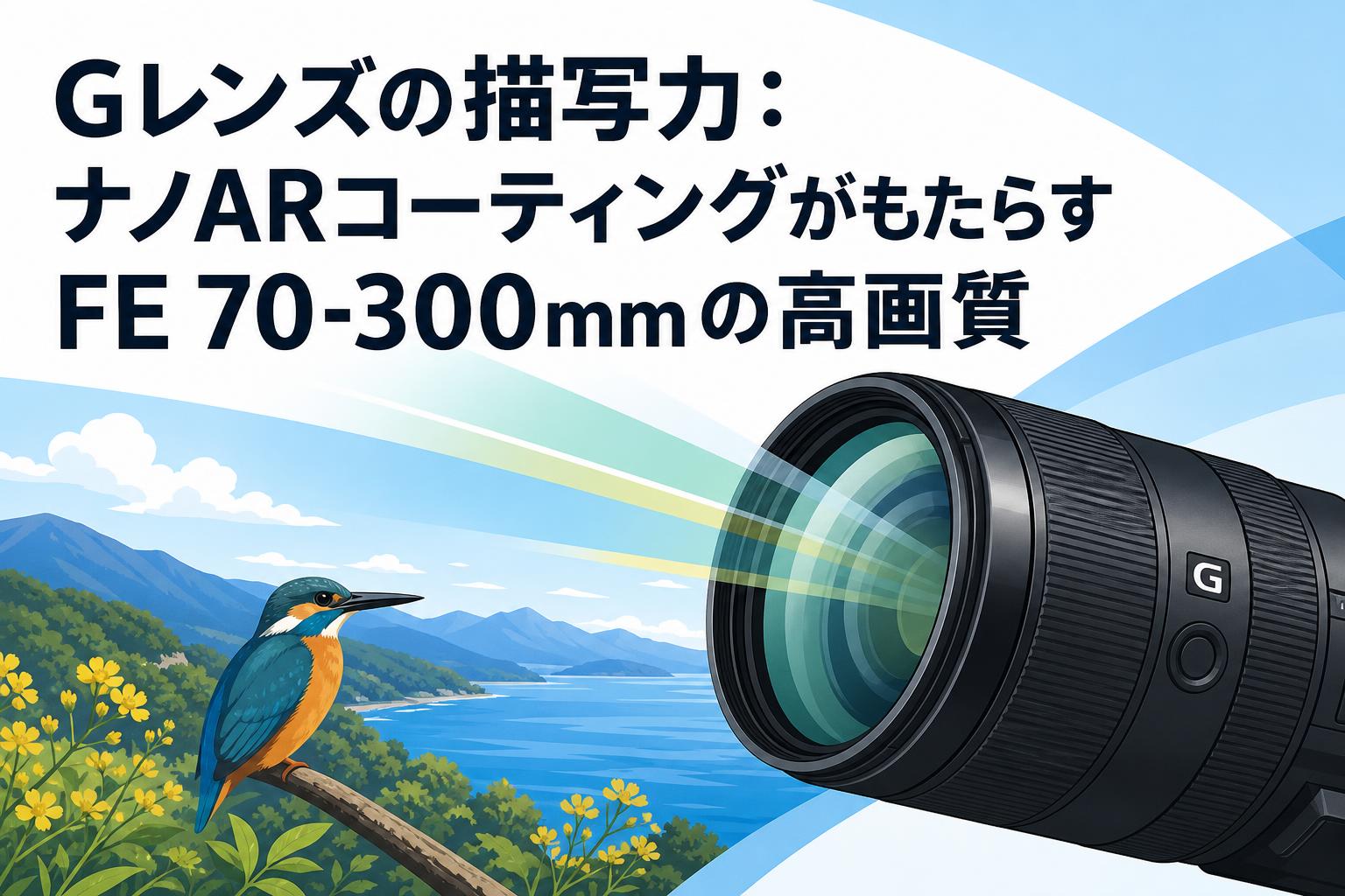 Gレンズの描写力：ナノARコーティングがもたらすFE 70-300mmの高画質