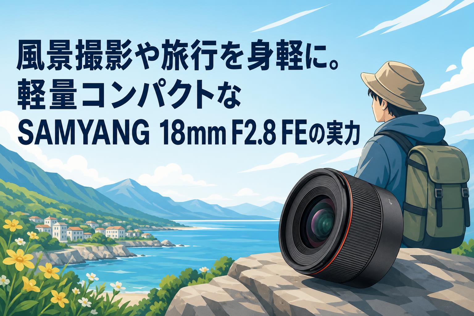 風景撮影や旅行を身軽に。軽量コンパクトなSAMYANG 18mm F2.8 FEの実力