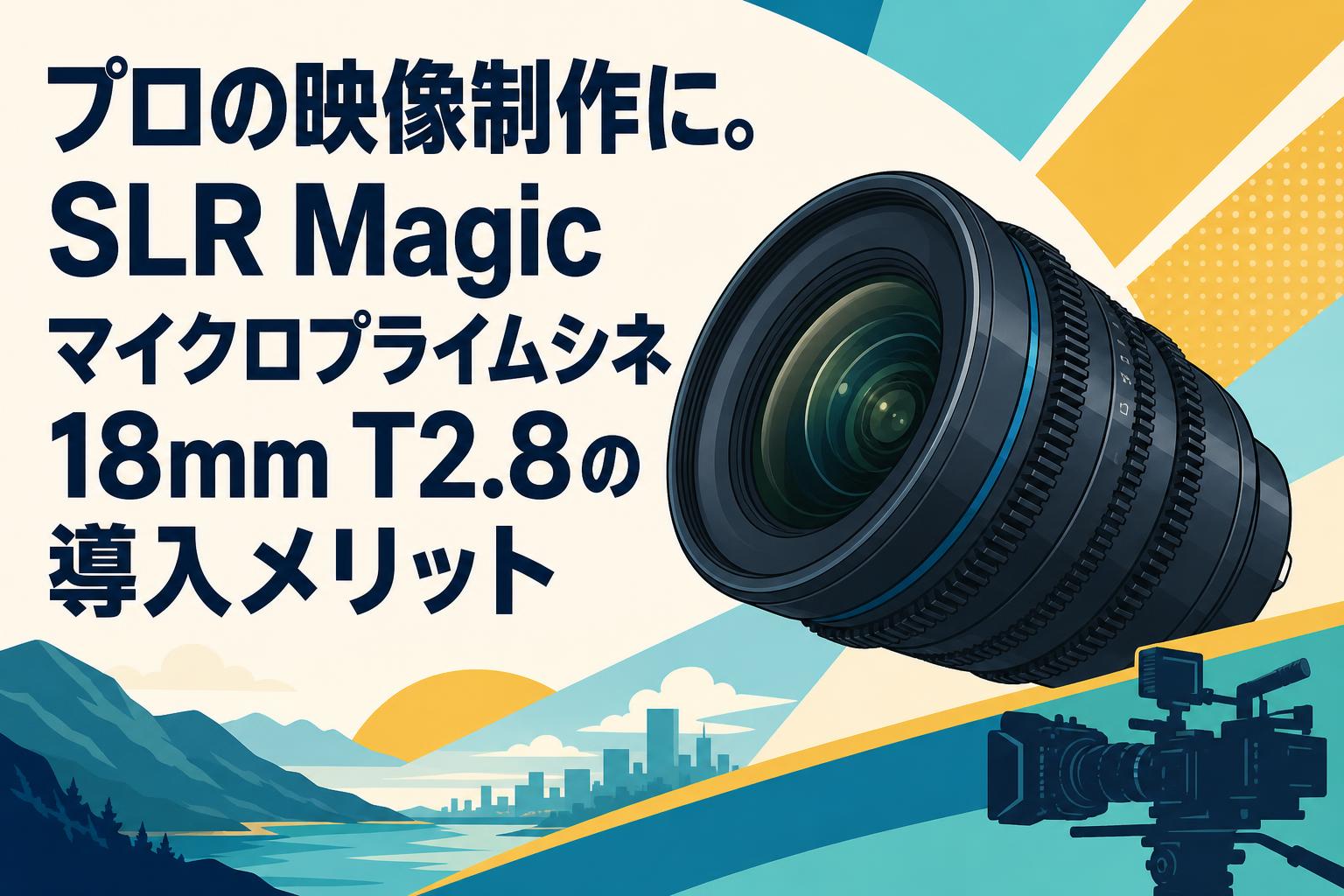 プロの映像制作に。SLR Magic マイクロプライムシネ 18mm T2.8の導入メリット