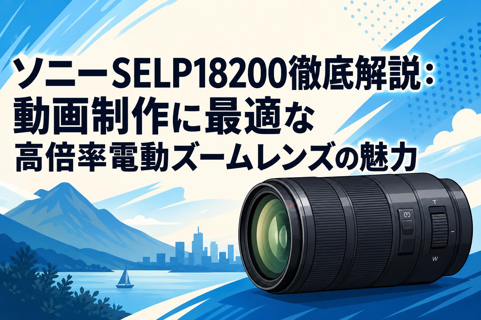 ソニーSELP18200徹底解説：動画制作に最適な高倍率電動ズームレンズの魅力