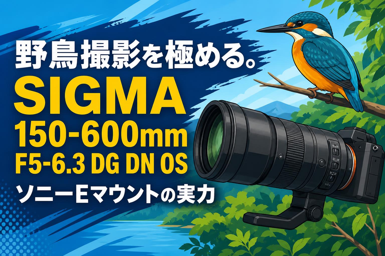 野鳥撮影を極める。SIGMA 150-600mm F5-6.3 DG DN OS ソニーEマウントの実力