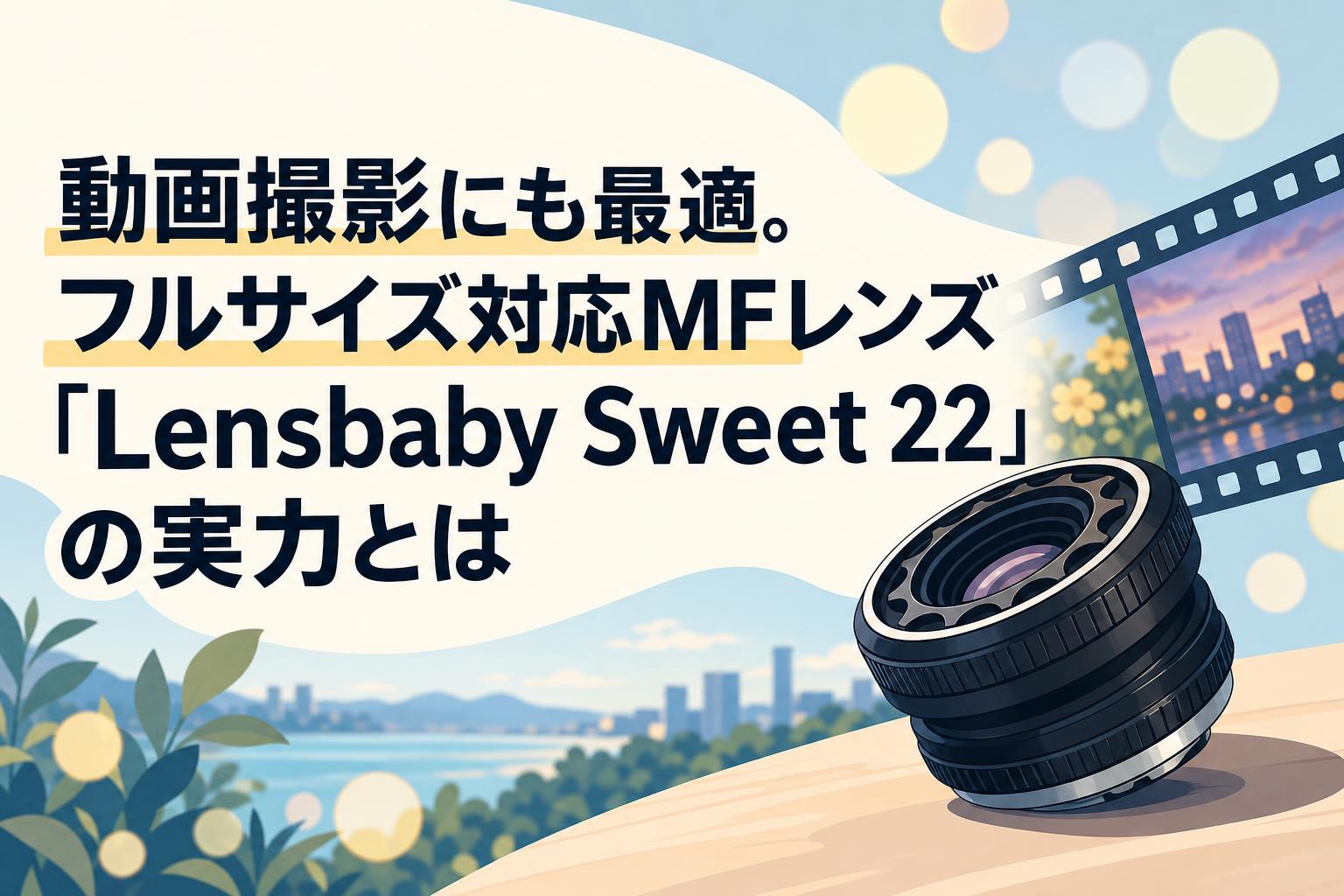 動画撮影にも最適。フルサイズ対応MFレンズ「Lensbaby Sweet 22」の実力とは