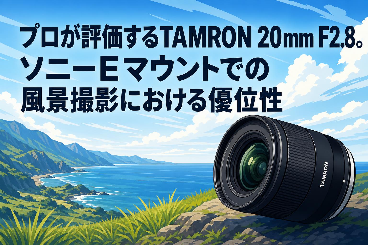 プロが評価するTAMRON 20mm F2.8。ソニーEマウントでの風景撮影における優位性