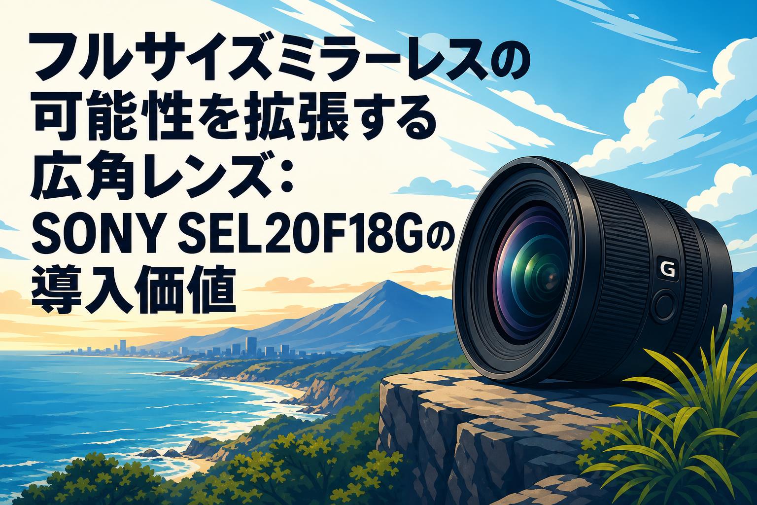 フルサイズミラーレスの可能性を拡張する広角レンズ：SONY SEL20F18Gの導入価値