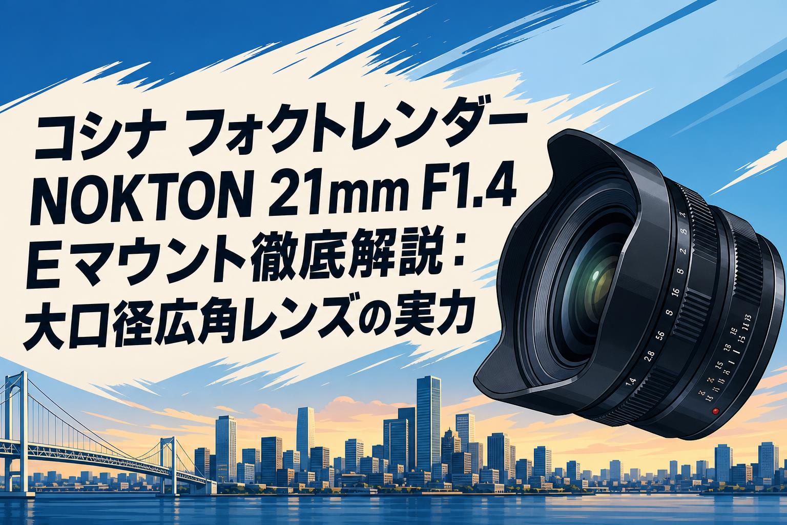 コシナ フォクトレンダー NOKTON 21mm F1.4 Eマウント徹底解説：大口径広角レンズの実力