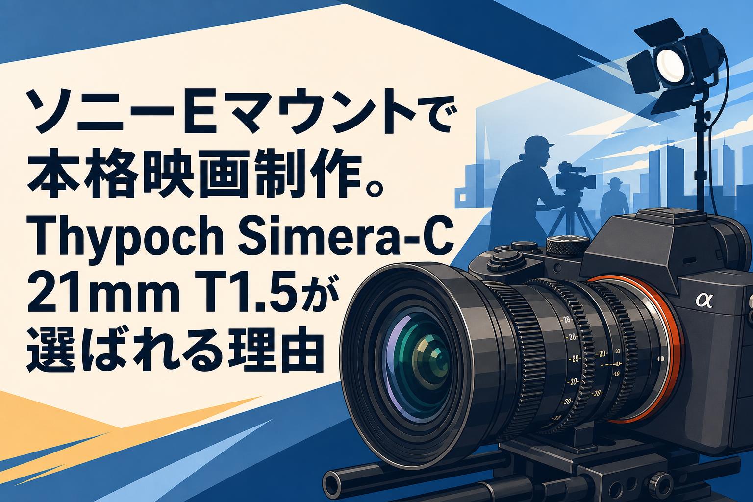 ソニーEマウントで本格映画制作。Thypoch Simera-C 21mm T1.5が選ばれる理由
