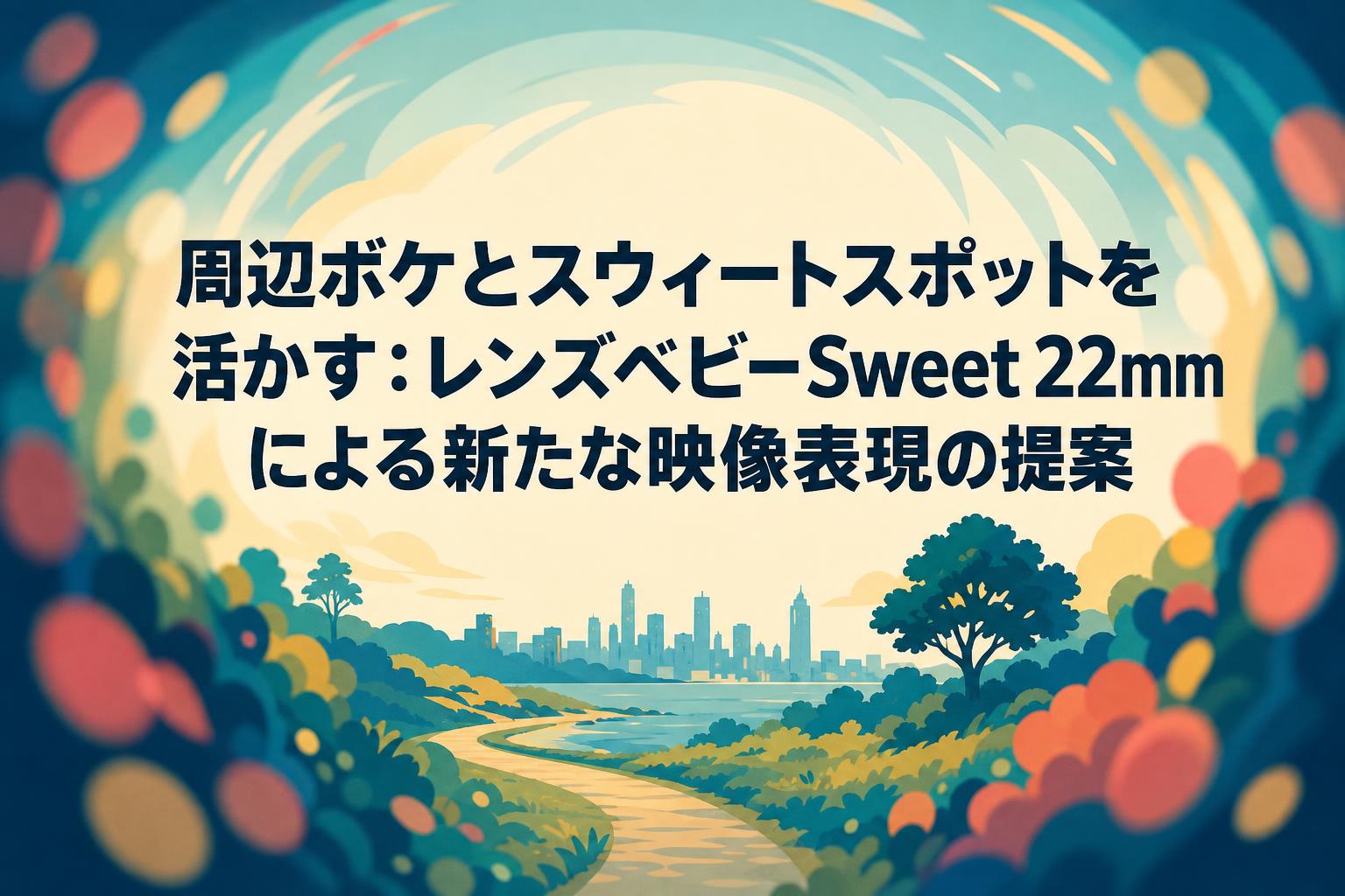 周辺ボケとスウィートスポットを活かす：レンズベビーSweet 22mmによる新たな映像表現の提案