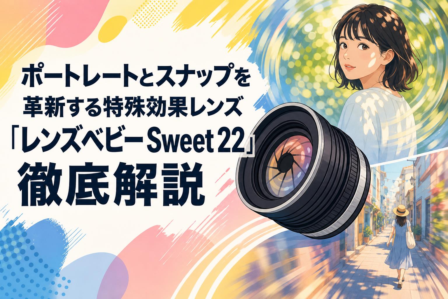ポートレートとスナップを革新する特殊効果レンズ「レンズベビー Sweet 22」徹底解説