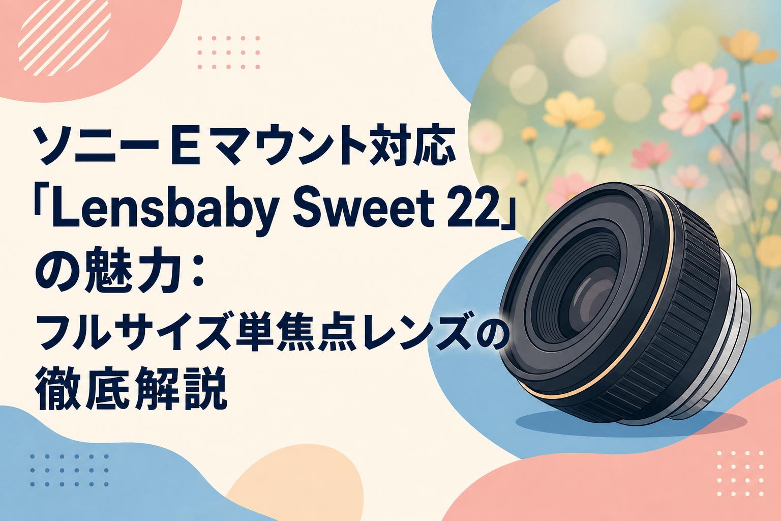 ソニーEマウント対応「Lensbaby Sweet 22」の魅力：フルサイズ単焦点レンズの徹底解説