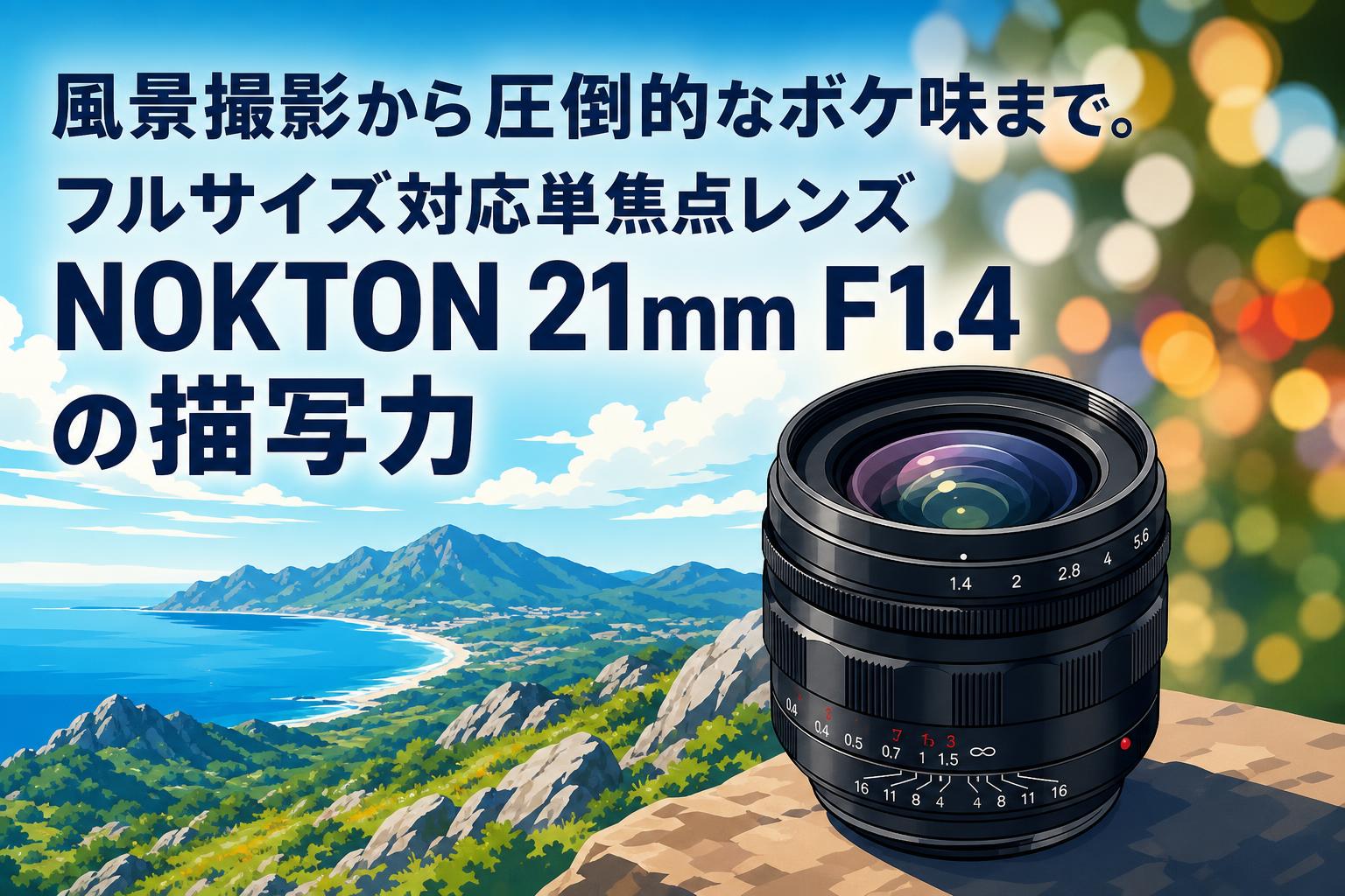 風景撮影から圧倒的なボケ味まで。フルサイズ対応単焦点レンズNOKTON 21mm F1.4の描写力