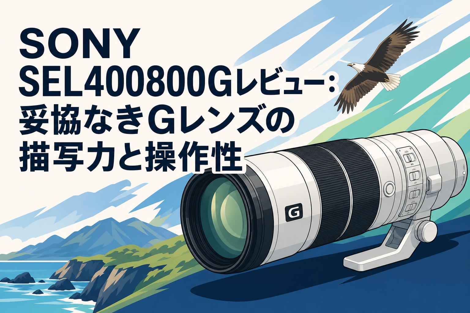 SONY SEL400800Gレビュー：妥協なきGレンズの描写力と操作性