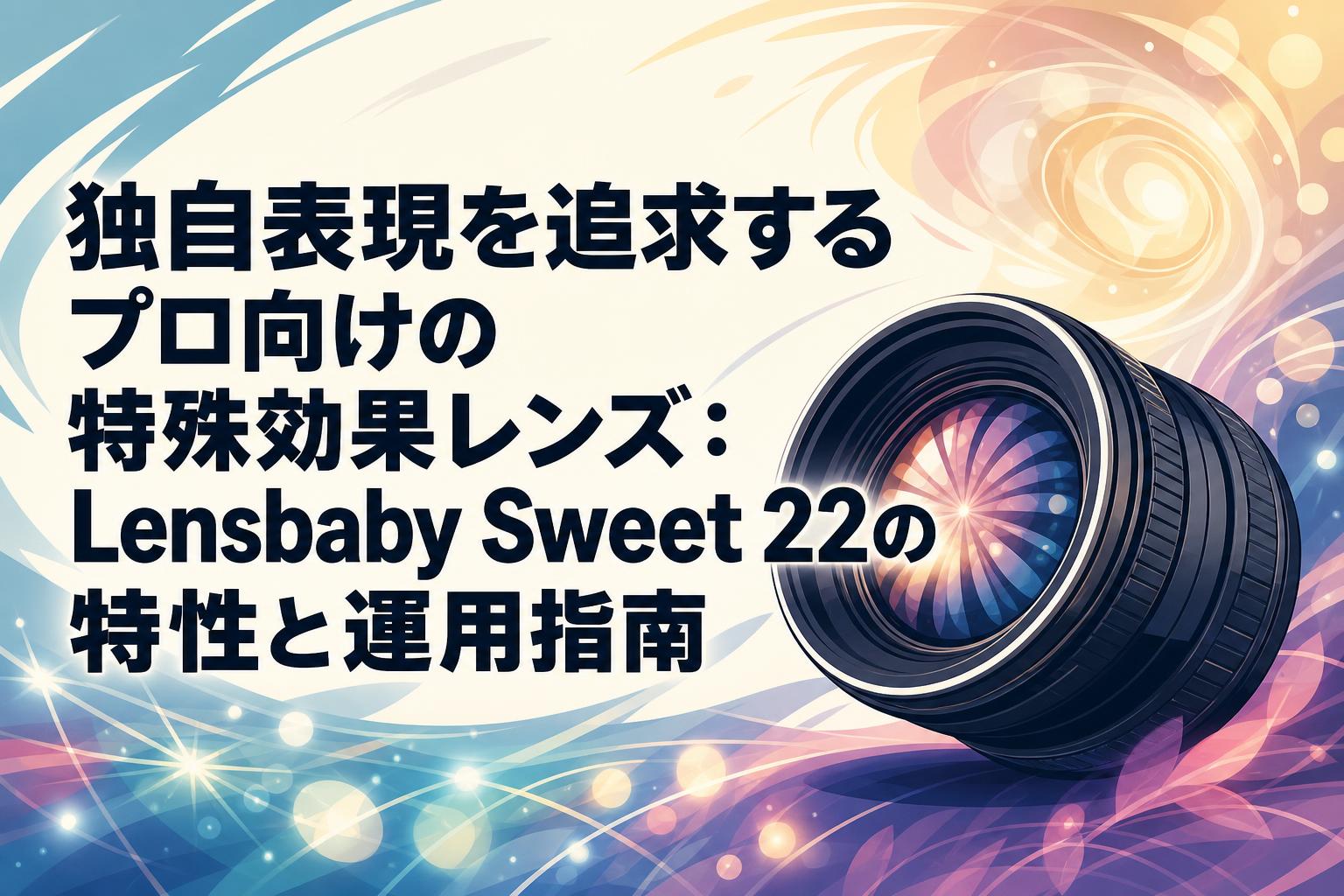 独自表現を追求するプロ向けの特殊効果レンズ：Lensbaby Sweet 22の特性と運用指南