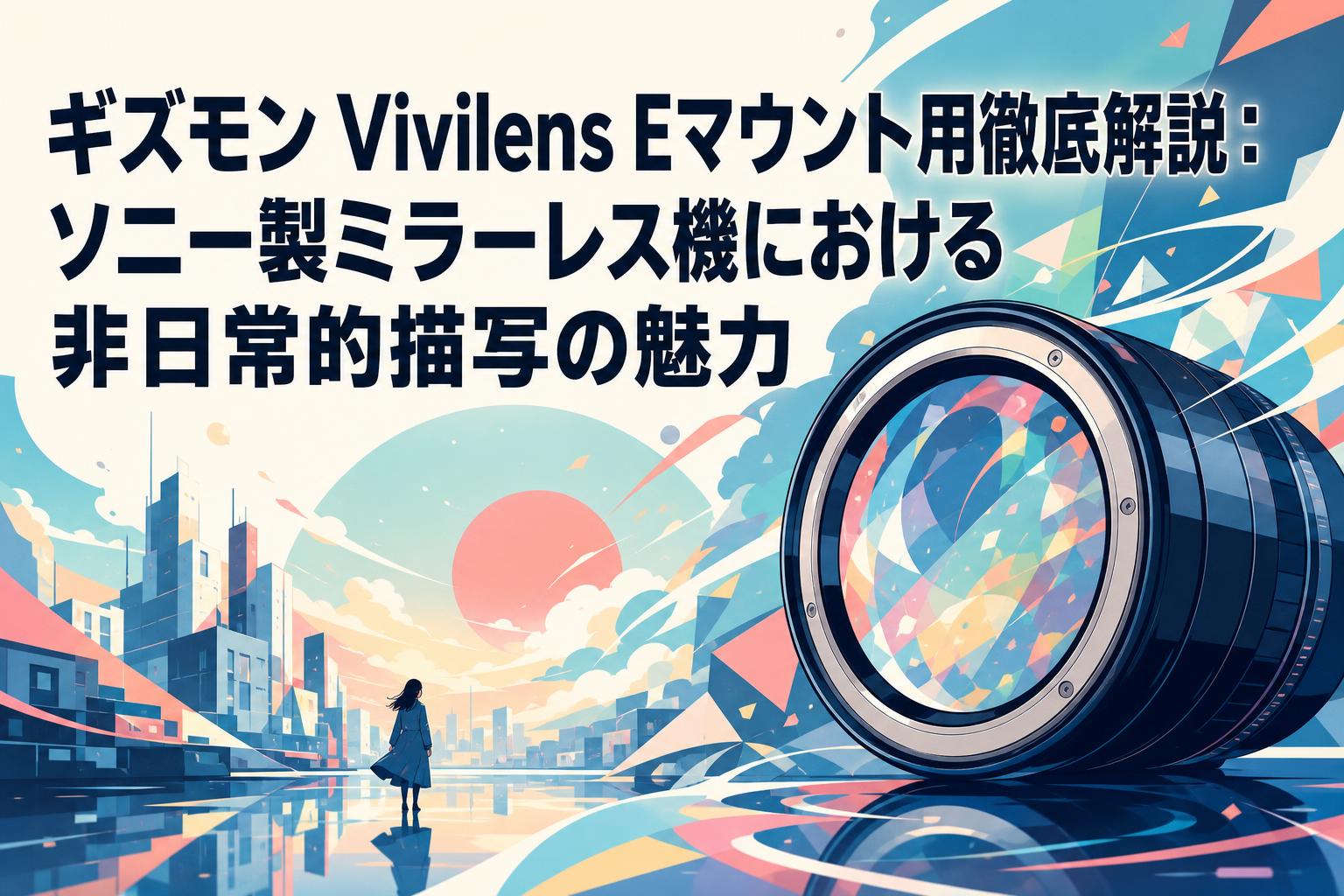 ギズモン Vivilens Eマウント用徹底解説：ソニー製ミラーレス機における非日常的描写の魅力