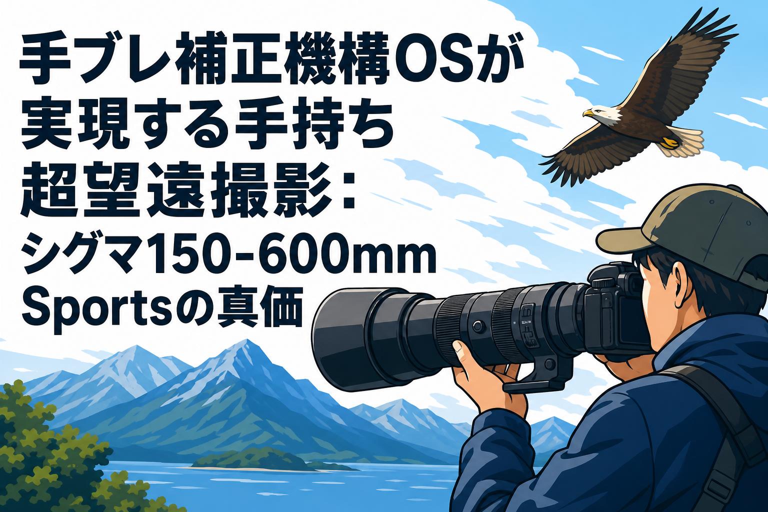 手ブレ補正機構OSが実現する手持ち超望遠撮影：シグマ150-600mm Sportsの真価