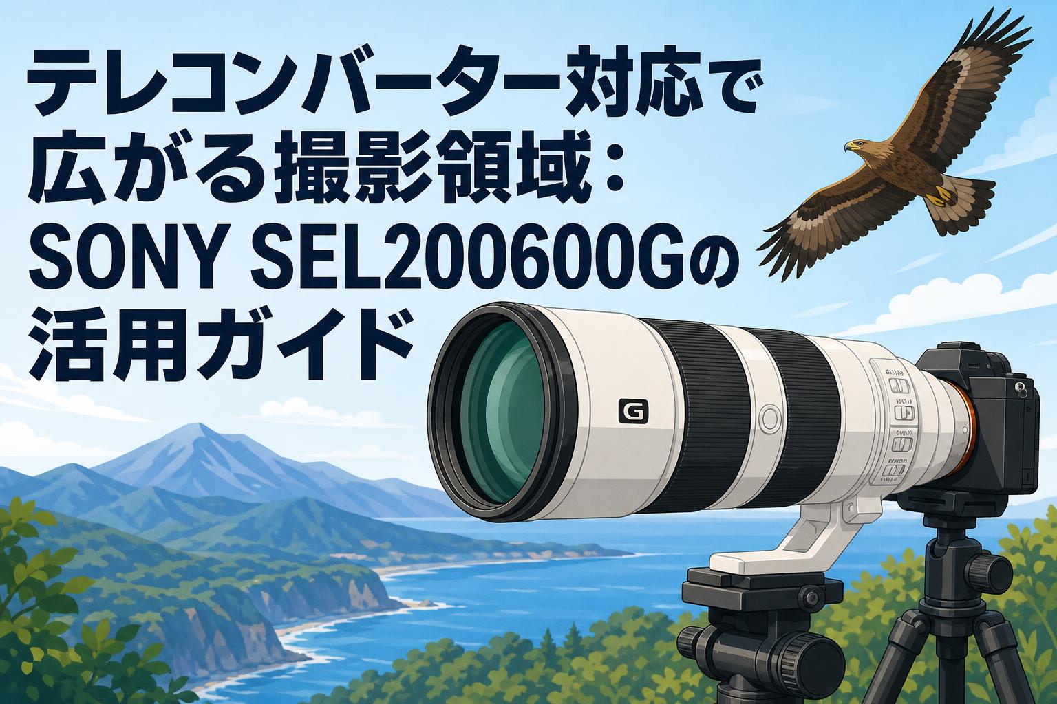 テレコンバーター対応で広がる撮影領域：SONY SEL200600Gの活用ガイド