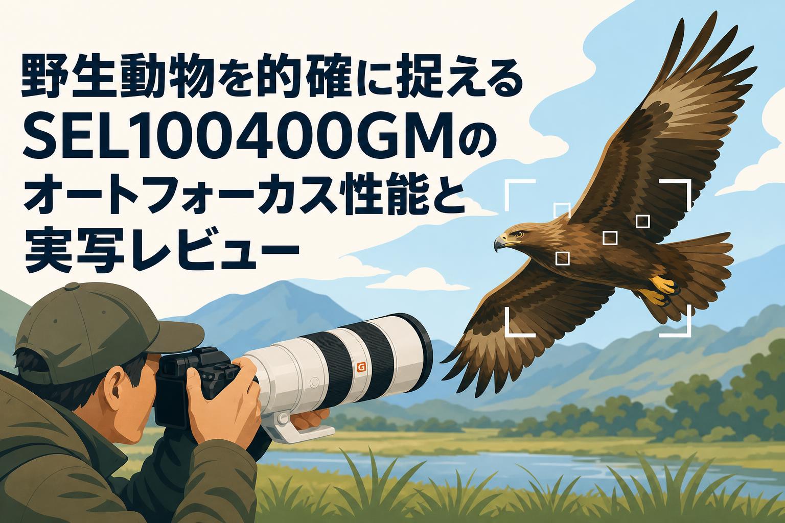 野生動物を的確に捉えるSEL100400GMのオートフォーカス性能と実写レビュー