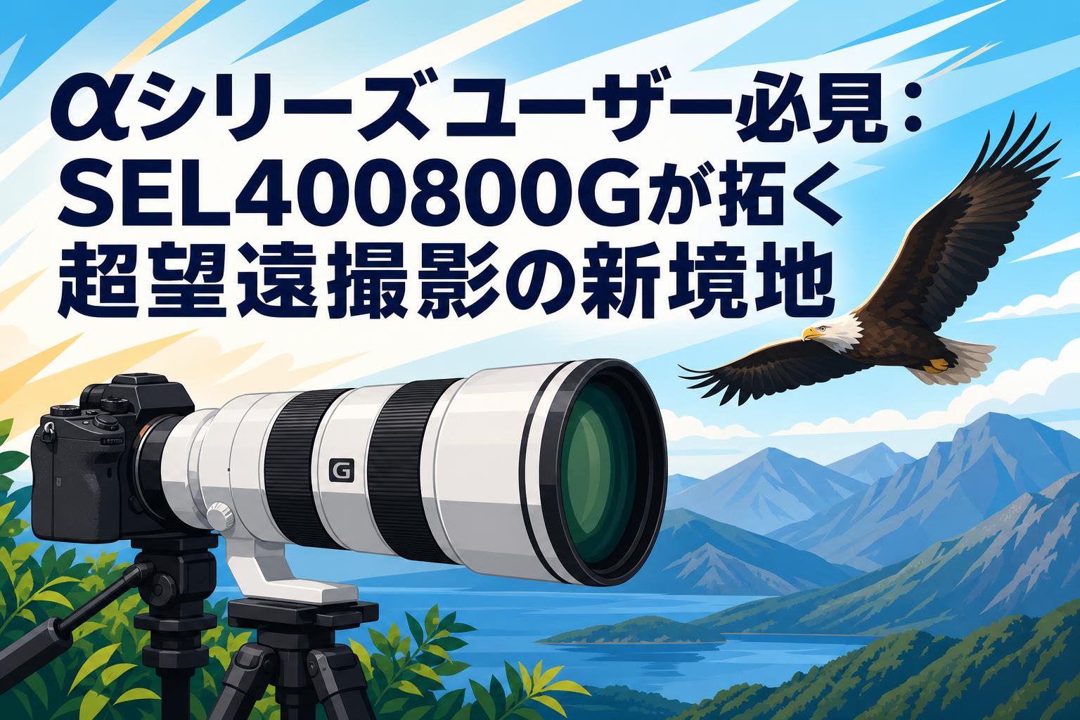 αシリーズユーザー必見：SEL400800Gが拓く超望遠撮影の新境地