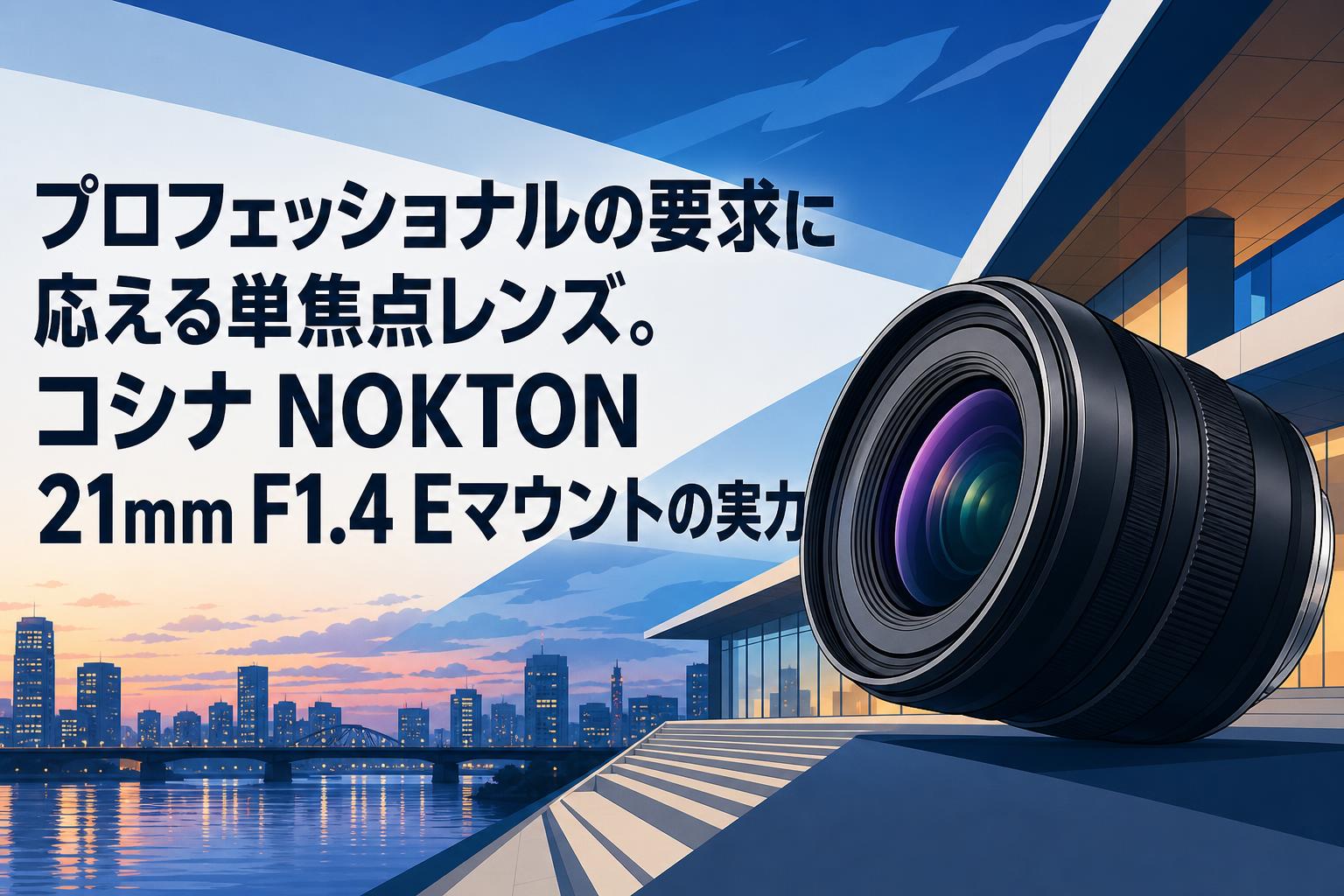 プロフェッショナルの要求に応える単焦点レンズ。コシナ NOKTON 21mm F1.4 Eマウントの実力