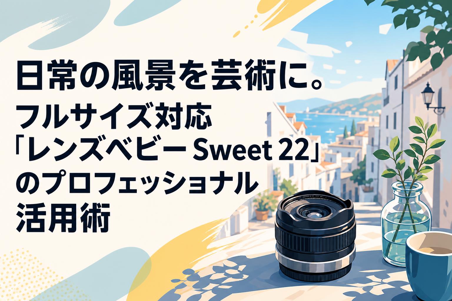 日常の風景を芸術に。フルサイズ対応「レンズベビー Sweet 22」のプロフェッショナル活用術