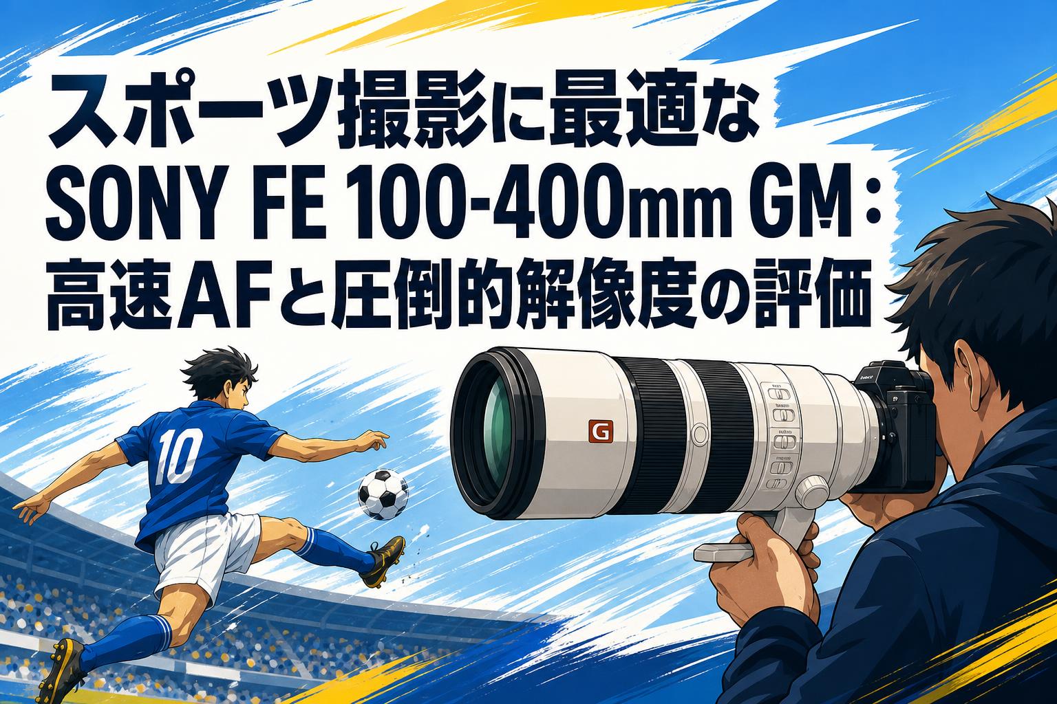 スポーツ撮影に最適なSONY FE 100-400mm GM：高速AFと圧倒的解像度の評価