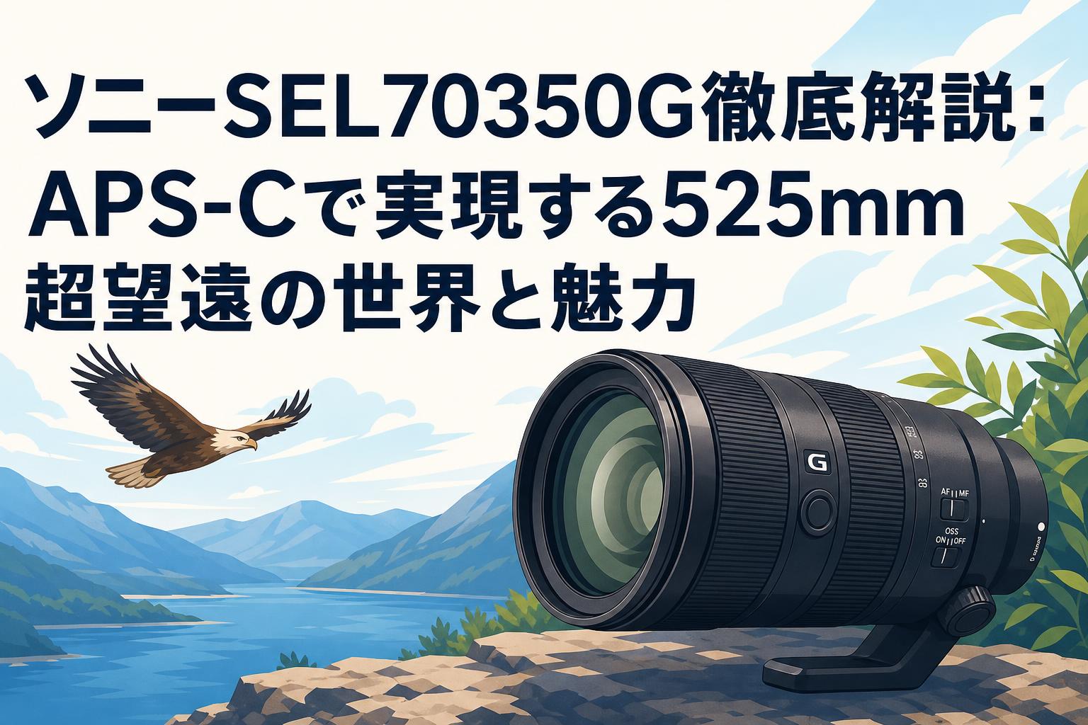 ソニーSEL70350G徹底解説：APS-Cで実現する525mm超望遠の世界と魅力