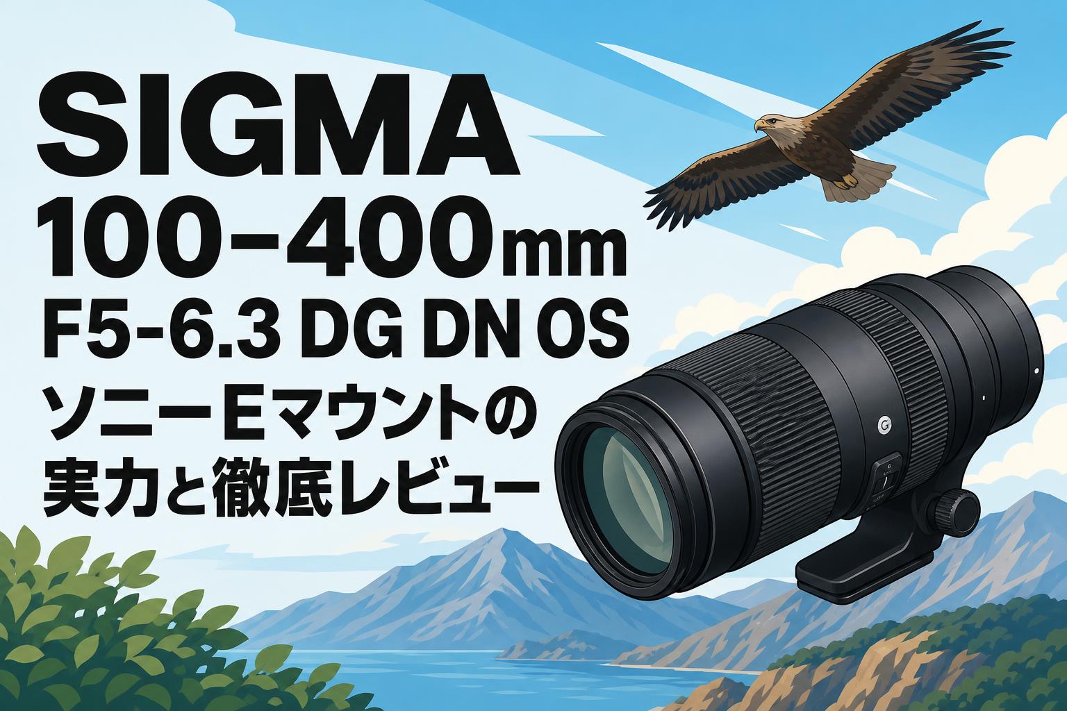 SIGMA 100-400mm F5-6.3 DG DN OS ソニーEマウントの実力と徹底レビュー