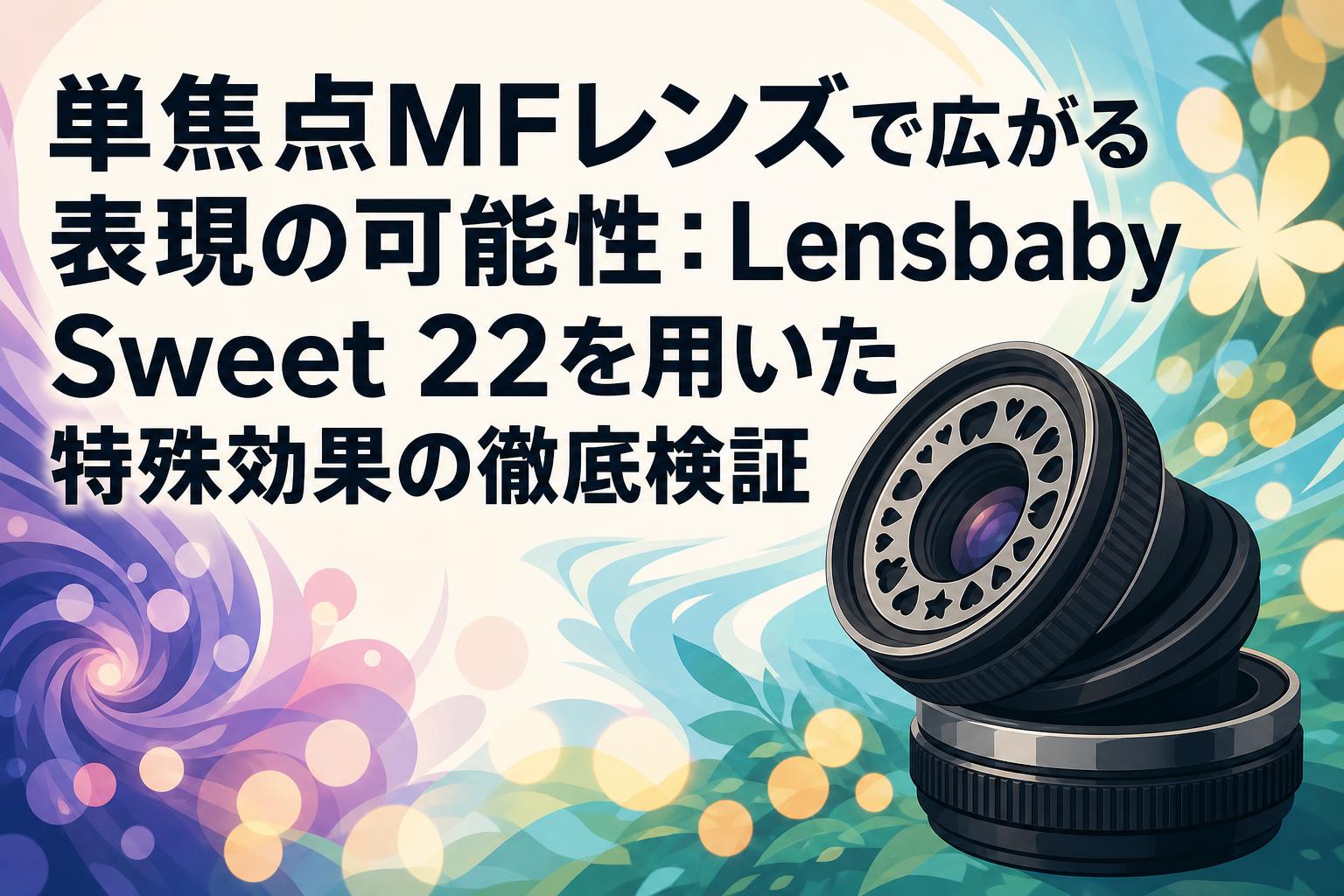 単焦点MFレンズで広がる表現の可能性：Lensbaby Sweet 22を用いた特殊効果の徹底検証