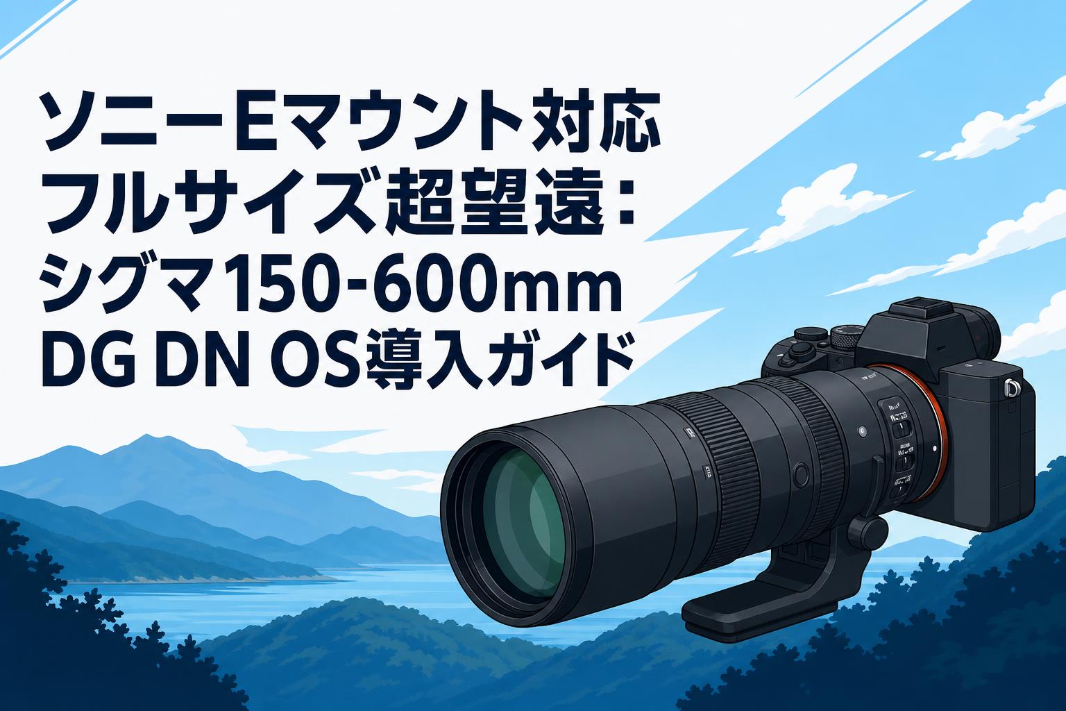 ソニーEマウント対応フルサイズ超望遠：シグマ150-600mm DG DN OS導入ガイド