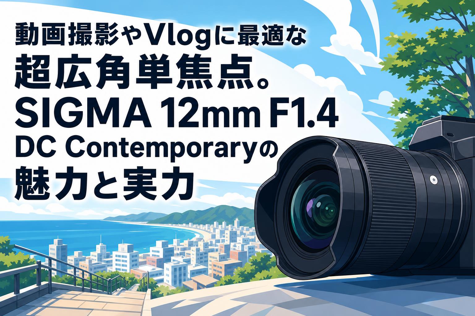 動画撮影やVlogに最適な超広角単焦点。SIGMA 12mm F1.4 DC Contemporaryの魅力と実力