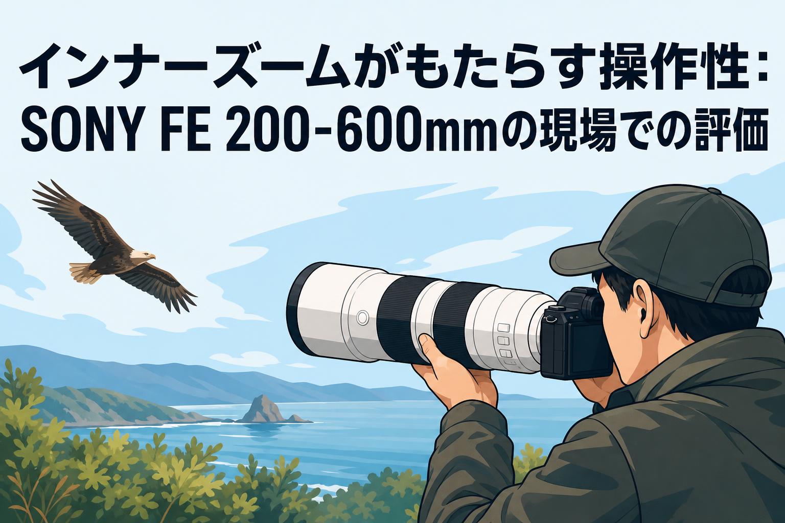 インナーズームがもたらす操作性：SONY FE 200-600mmの現場での評価