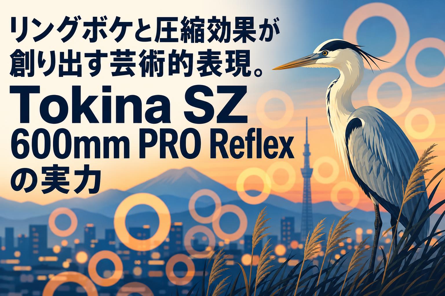 リングボケと圧縮効果が創り出す芸術的表現。Tokina SZ 600mm PRO Reflexの実力